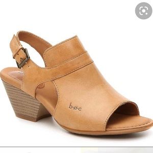 b.o.c. Faustina leather open toe mule sandals